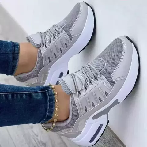 Tenis feminino tênis plataforma sapatos casuais para mulher 2025 novo conforto