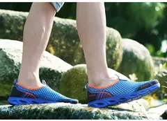 Moda Sapatos Casuais Leve Verão Respirável Homens Sapatos Ao Ar Livre Confortável Mulheres Calçado Masculino Senhoras Caminhada Sapatos 36-45 - Show Drop