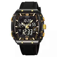 Loqnce 98003 masculino montre homme hora esporte relógios digital duplo tempo c - comprar online