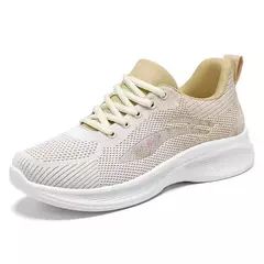 Sapatos casuais com renda para mulheres, leve, sola grossa, exercícios, esporte na internet