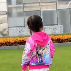 3-9 anos novo congelado anna elsa princesa primavera outono crianças traje menina - Show Drop
