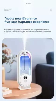 Difusor de aromaterapia inteligente, spray automático, ambientador, casa, quart - loja online