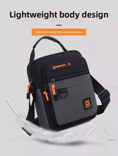 Novo masculino crossbody sling saco de ombro mensageiro oxford à prova água mu