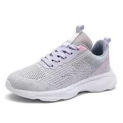 35-40 aumenta a altura das mulheres primavera verão sapatos andando tênis azul na internet