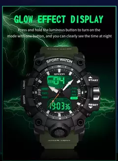 Sanda g estilo passo calorímetro único relógio eletrônico nightlight à prov na internet