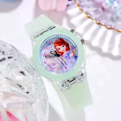 Disney-Relógios Infantis Mickey, Relógio de Pulso em Silicone, Princesa Elsa, - comprar online