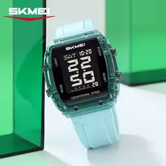 Imagem do Skmei 2409 relógio eletrônico à prova d&#39;água de luxo ao ar livre contage