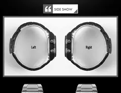 Imagem do Skmei 1335 pulseira de aço inoxidável relógio digital reloj hombre relógio e