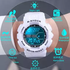 YIKAZE Relógio Esportivo Masculino Multifuncional LED Relógio Digital Grande M na internet
