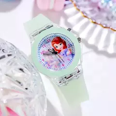 Disney-Relógios Infantis Mickey, Relógio de Pulso em Silicone, Princesa Elsa, - comprar online