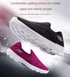 Sapatos casuais de caminhada respirável para homens e mulheres, sapatos baixos - Show Drop