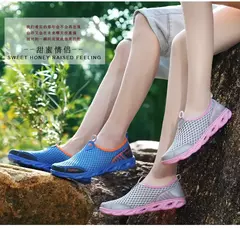 Moda Sapatos Casuais Leve Verão Respirável Homens Sapatos Ao Ar Livre Confortável Mulheres Calçado Masculino Senhoras Caminhada Sapatos 36-45 na internet