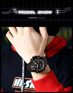 SMAEL 8069 SMAEL Astro Alloy Multi funcional Relógio de estudante para esportes na internet