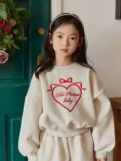 Imagem do 2025 primavera novas crianças conjunto de roupas manga longa do bebê meninas c