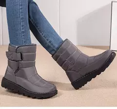 Botas femininas 2024 sapatos de inverno mulher botas de neve à prova dwaterproo - comprar online