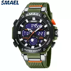 SMAEL 8069 SMAEL Astro Alloy Multi funcional Relógio de estudante para esportes - Show Drop