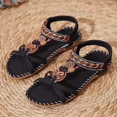Sandálias femininas sapatos de verão sapatos de caminhada aconchegante de fest