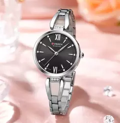 Curren relógio de luxo para mulher alta qualidade diamante com requinte para senhoras relógio luxuoso na internet