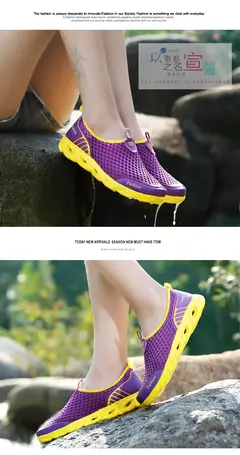 Moda Sapatos Casuais Leve Verão Respirável Homens Sapatos Ao Ar Livre Confortável Mulheres Calçado Masculino Senhoras Caminhada Sapatos 36-45 - comprar online