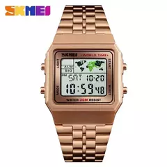 SKMEI-Relógio Digital Masculino Impermeável, 1338, Relógio Despertador, 3Bar, - comprar online