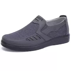 Marca sapatos casuais para homens rendas pano de linho respirável sapatos de lo - comprar online
