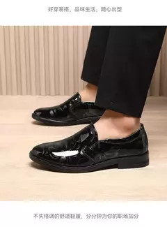 2024 novos sapatos de couro para homens padrão floral sapatos formais masculino - loja online