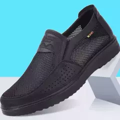 2023 verão venda quente tênis masculino moda casual sapatos de caminhada respi - Show Drop