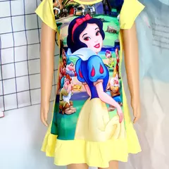 Sereia anna elsa vestido meninas camisola roupas dos desenhos animados pijamas