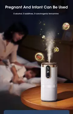 Máquina de aromaterapia inteligente mini carregamento usb casa difusor de óleo - comprar online