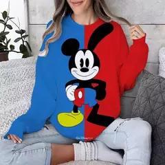 Hoodie feminino outono/inverno novo y2k mickey mouse dos desenhos animados molet - Show Drop