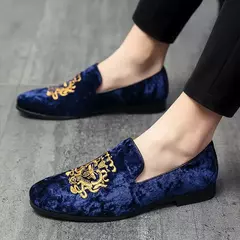Imagem do Mocassins de luxo masculinos mocassins pretos, sapatos para dirigir, conversas c