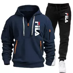 Conjuntos de roupas esportivas masculinas de outono e inverno, conjuntos de roup - comprar online