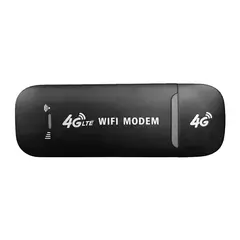 Dongle usb sem fio 4g lte, banda larga móvel, 150mbps, modem stick, cartão sim