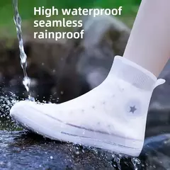 Imagem do Casaco reutilizável sapatos de caminhada dia chuvoso leve grosso resistente ao