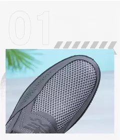 Mocassins respiráveis masculinos de verão, sapatos casuais macios e leves para - Show Drop