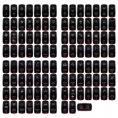 Barra de luz LED para carro e barco Carling, Amber Rocker Switch, momentâneo, t - loja online