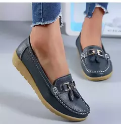 Sapatos femininos enfermeira mocassins sapatos clássicos apartamentos zapatos m - comprar online