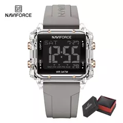 NAVIFORCE-Relógio Digital Desportivo LED Feminino com Pulseira de Silicone, - comprar online