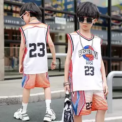 Imagem do Uniforme de Treinamento Infantil, Jersey de Basquete, Secagem Rápida, Camisa Co