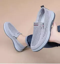 Tênis respirável de malha casual masculino, tênis de verão, sapato esportivo - comprar online