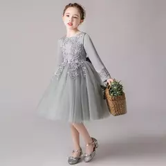 Meninas jovens casamento princesa elegante festa formal outono natal aniversári - loja online
