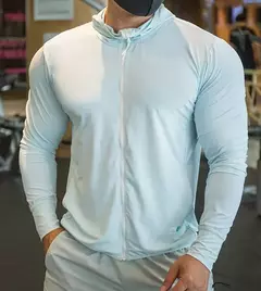 2023 jaqueta masculina de alta qualidade esportes zip up manga longa camisetas r - loja online