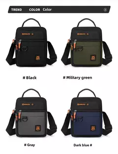 Novo masculino crossbody sling saco de ombro mensageiro oxford à prova água mu - comprar online