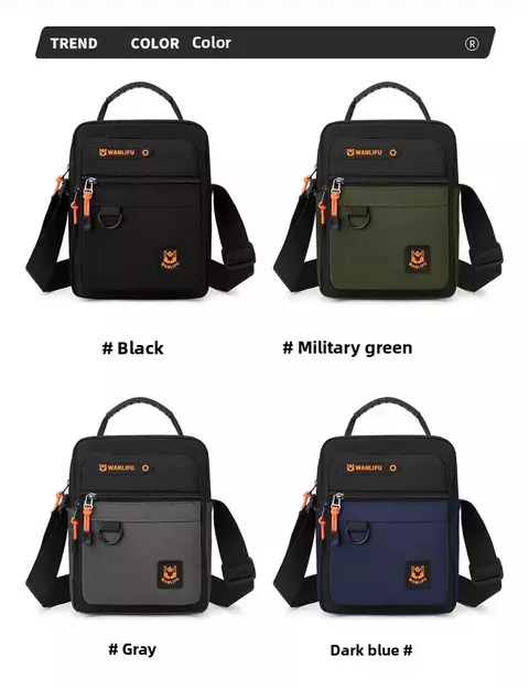 Novo masculino crossbody sling saco de ombro mensageiro oxford à prova água mu - comprar online