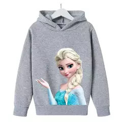 Crianças roupas meninas disney hoodie meninos roupas congeladas princesa elsa p - loja online