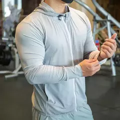 2023 jaqueta masculina de alta qualidade esportes zip up manga longa camisetas r