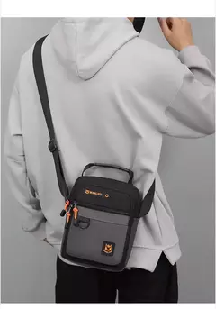 Novo masculino crossbody sling saco de ombro mensageiro oxford à prova água mu na internet