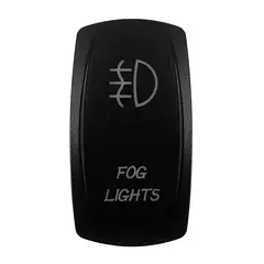 Barra de luz LED para carro e barco Carling, Amber Rocker Switch, momentâneo, t