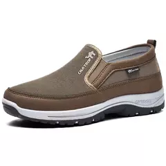 Sapatos casuais masculinos de marca mocassins de malha respirável para homem an - loja online