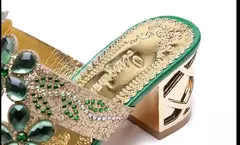 2021 nova quente glitter malha malha feminina verão moda ao ar livre peep toe c na internet